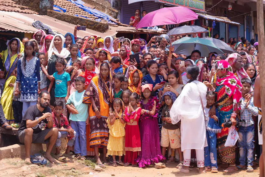 NGO volunteers supporting the community