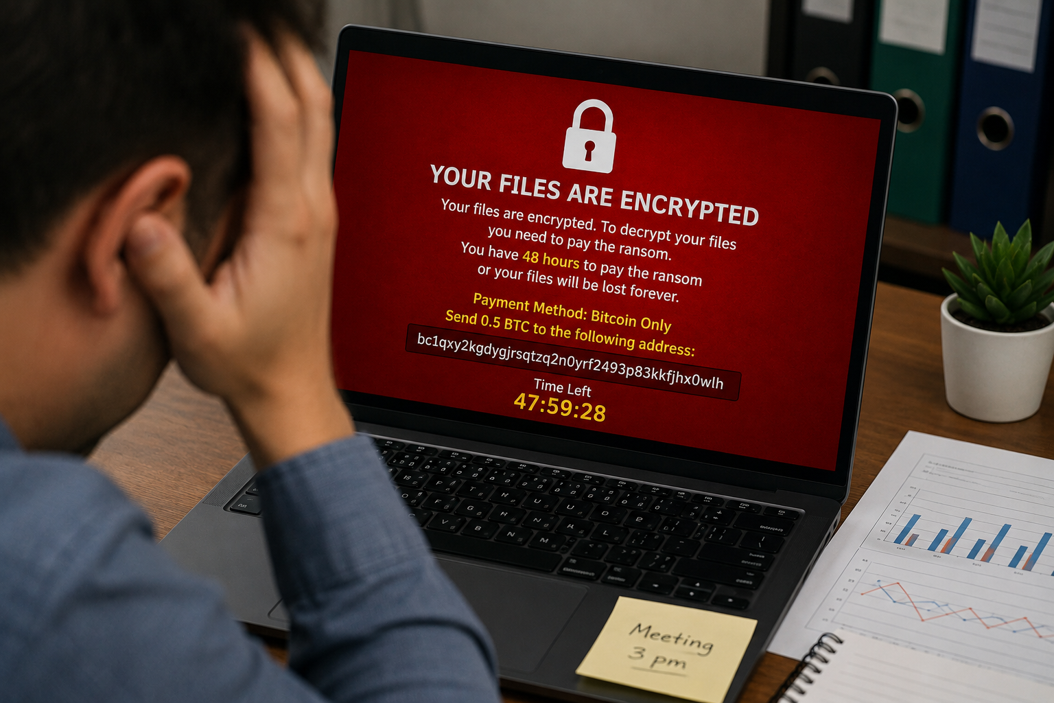 Email phishing scam